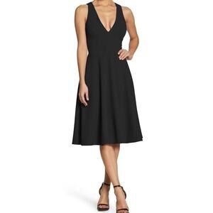 Dress The Population Catalina Fit & Flare LBD Cocktail Party Wedding Guest Sz XL